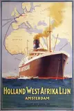 E. van Hove, Holland-Afrika Lijn Amsterdam, poster