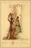 Willem G. Hofker, KPM Bali Hotel Gratie & Charme, 1948, poster