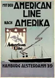 Ottomar Anton, Mit der American Line nach Amerika
