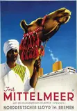 Willy Hanke, Norddeutscher Lloyd Bremen Ins Mittelmeer, 1939, poster