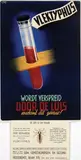 Salverda, Vlektyphus wordt verspreid door de luis, 1945, poster