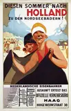 Joseph Rovers, Diesen Sommer nach Holland zu den Nordseebädern!, 1926, poster