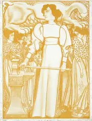 Jan Th. Toorop, Arbeid voor de Vrouw, 1898, poster