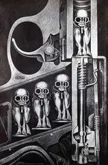 Hans R. Giger, Gebärmaschine, 1969, poster