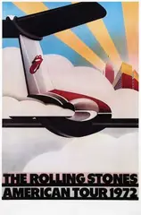John Pasche, The Rolling Stones American Tour, 1972, poster