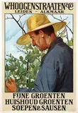 Johann G. van Caspel, W. Hoogenstraaten & Co Leiden-Alkmaar, poster