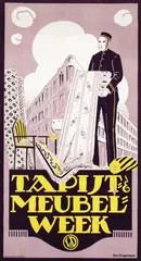 Jac.W. Stegeman, Tapijt & Meubelweek V&D, poster