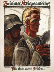 Dettmann, Zeichnet Kriegsanleihe! Für einen guten Frieden!, 1918, poster