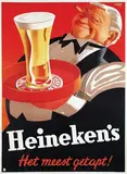 Eppo Doeve, Heineken's Het meest getapt!, 1948, poster