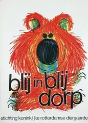 Jan Venema, blij in blijdorp, poster