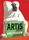 Eppo Doeve, Artis Amsterdam (Baboon), poster