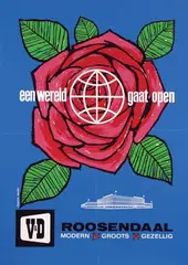 Jaspers Studio, V&D Roosendaal een wereld gaat open, 1965, poster