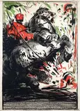 Alfred Ost, Exposition de Tableaux au Profit des Blesse's Prisonniers de Guerre Belges, 1917, poster