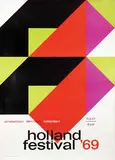 Dick Elffers, holland festival, 1969, poster