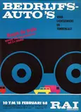 M. Sinkeldam, Bedrijfsauto's RAI 10 t/m 18 februari, 1968, poster