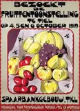 Daan De Vries, Bezoekt de Fruittentoonstelling te Tiel, 1919, poster