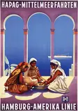 Ottomar Anton, HAPAG Mittelmeerfahrten, poster