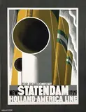 Cassandre, Holland-America Line New Statendam, 1929, poster