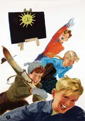 Herbert B. Libiszewski, Before text (Winterferien or Les Vacances d'Hiver Prolongées), 1941, poster