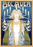 Bec Auer by Antoine Théodore Privat-Livemont, 1896, poster, sold Jun 2014