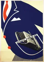 Egidio Bonfante, Olivetti Lettera 22, 1951, poster