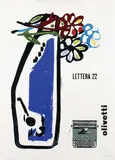Giovanni Pintori, Olivetti Lettera 22, 1950, poster
