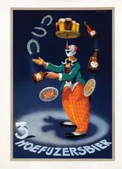 Bernard Leemker, 3 Hoefijzersbier, poster