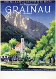 Jupp Wiertz, Gesellschaftsreisen Grainau, poster