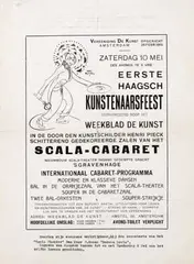 Eerste Haagsch Kunstenaarsfeest by Cornelis M. Roovers, poster, sold Dec 2013