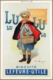 Firmin Bouisset, LU Biscuits, 1897, poster