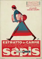 Crepaldi, Sapis Liebig, 1931, poster