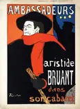 Henri de Toulouse-Lautrec, Les Chansonniers de Montmartre No. 1 Aristide Bruant