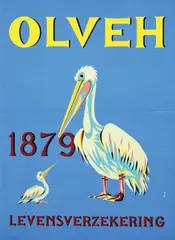 Moret, Olveh Levensverzekering 1879, poster