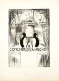Jan Sluijters, Het Concertgebouw-sextet Amsterdam, 1915, poster