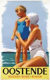Herman Verbaere, Oostende Belgium, 1952, poster