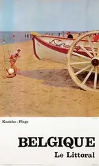 Demeyer, Belgique Le Littoral Knokke: Plage, poster
