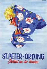 Käte Grosse, St. Peter-Ording, 1947, poster