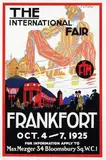 F.S. May, The International Fair Frankfort, 1925, poster