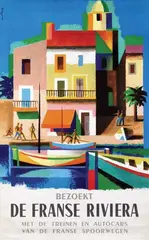 Jacques Nathan-Garamound, Bezoekt de Franse Riviera, poster