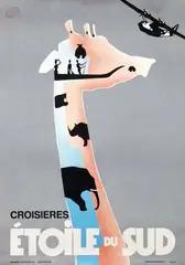 Berny & Peigno, Croisieres Étoile du Sud, 1969, poster