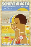 Louis C. Kalff, Scheveningen The Hague-on-sea. Holland, 1931, poster