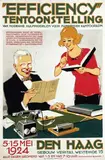 H. Dillo, Efficiency Tentoonstelling Den Haag, 1924, poster