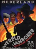 Jan Lavies, Wereld Jamboree Nederland, 1937, poster