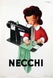 Angelo Cavadini, Necchi, 1950, poster