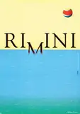 Milton Glaser, Rimini, 1995, poster