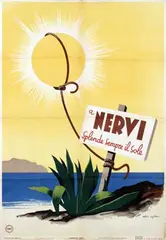 Aldo Cigheri, Nervi, 1947, poster