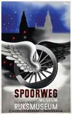 Karel Thole, Spoorweg Museum thans in het Rijksmuseum Amsterdam, 1942, poster