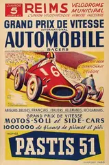 van Dam, Grand Prix de Vitesse Reims Trophée Pastis 51, poster
