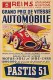 van Dam, Grand Prix de Vitesse Reims Trophée Pastis 51, poster