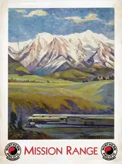 Gustav W. Krollmann, Nothern Pacific Mission Range, poster